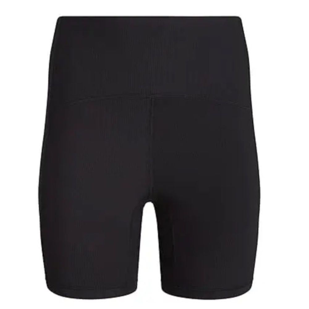 Spyder M black 7” Performance wick away flat wide waistband stretch bike shorts